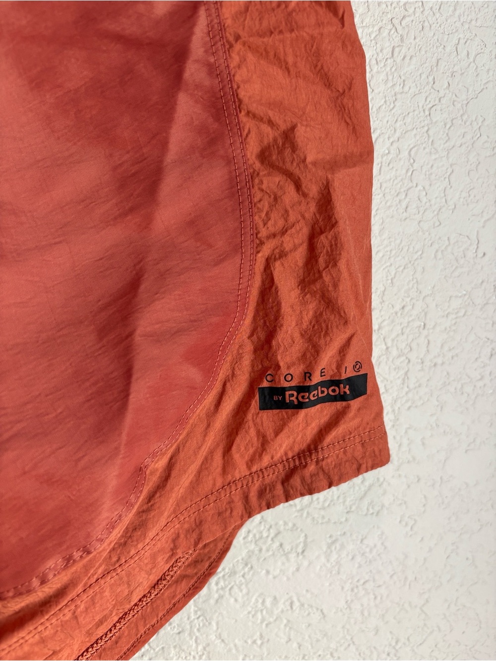 Reebok Core 10 Athletic Nylon Shorts in Orange Red Women’s XL - Picture 2 of 5